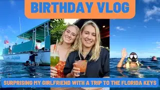 Birthday Vlog | Surprising my girlfriend with a snorkel trip to the Florida Keys [LGBTQ]