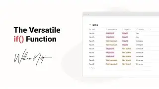 Notion Formulas: The Versatile if() Function