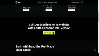 Eanft - NFT Marketplace Template  RTL Support crypto collectibles 15