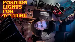 How I position Lights For Youtube Videos #SHORTS