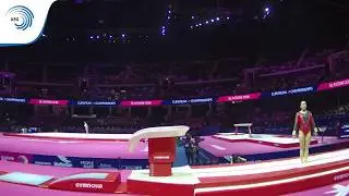 Axelle KLINCKAERT (BEL) - 2018 Artistic Gymnastics Europeans, qualification vault