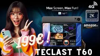 Unbeatable Deal at €199   Teclast T60 with 2K Display, 4G, Android 14, and More!