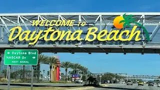 Drive Orlando to Daytona Beach Florida USA 2023