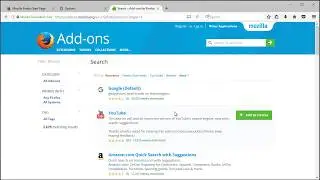 Firefox - change Default Search