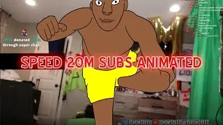 IShowSpeed Hits 20M SUBSCRIBERS AND JUMPS IN CAMERA Animated