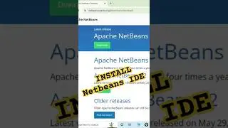 Install Netbeans IDE 2024 #shortsfeed #java #apache #ytshorts #trending