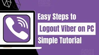 How to Logout Viber on PC - Sign Out Viber On Laptop !