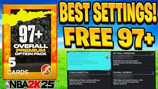 THE BEST MYTEAM DEFENSE SETTINGS GOT ME A FREE 97+ OVERALL! 2K25 MYTEAM NO MONEY SPENT #12