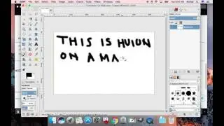 Huion 420 Running on a Mac (USB Art Design Graphics Drawing Tablet)