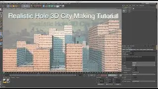 Realistic Hole City Making in Cinema 4D Tutorial