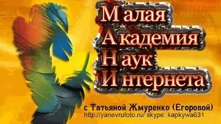 Фотошоп. Как защитить свои работы Водяные знаки, Академия МАНИ,  Занятие 6