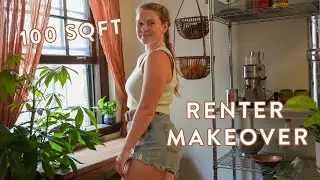 DIY Kitchen Makeover (renter friendly!) | Living Alone Diaries