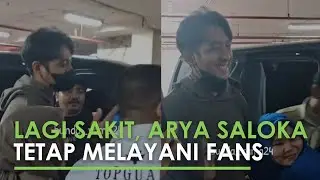 Meski Lagi Sakit, Arya Saloka Tetap Bersedia Melayani Foto Bersama Emak-emak Fansnya