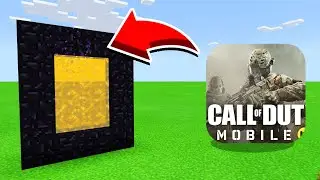 How To Make A Portal To COD MOBILE in Minecaft Pocket Edition/MCPE