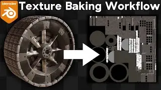 Texture Baking Workflow for Objects with Multiple Materials (Blender Tutorial)