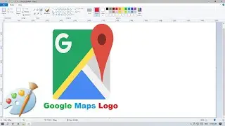 How to Draw the Google Maps Logo | ms paint |