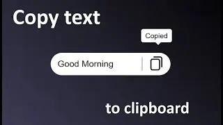 How to copy text to clipboard using javascript