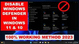 How to Permanently Disable Windows Defender Antivirus in Windows 11/10 [2023]