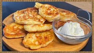 ОЛАДКИ НА КЕФІРІ з шинкою і сиром! TASTY IDEA FOR BREAKFAST! Fritters with ham and cheese 😉