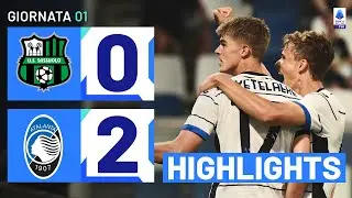 Sassuolo-Atalanta 0-2 | De Ketelaere subito a segno: Gol & Highlights | Serie A TIM 2023/24