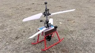 Как сделать вертолёт из спичечного коробка