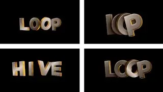 AE LIKE 3D text intro ALIGHT MOTION (PRESET )FREE XML LINK IN DESCRIPTION 