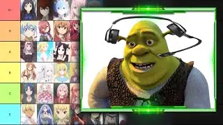 Shrek's Anime Waifu Tier List