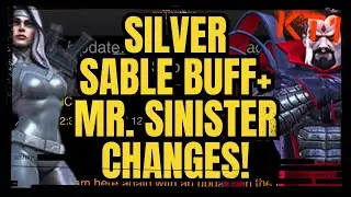 Silver Sable IS Going To Get Buffed! Changes To Mr Sinister And Negasonic Balance Info!