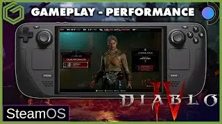 Steam Deck - Diablo 4 Early Access - Steam OS - Gameplay & Performance