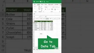 Create negative stock error in excel.mp4 #excel  #vikominstitute #vikaljain