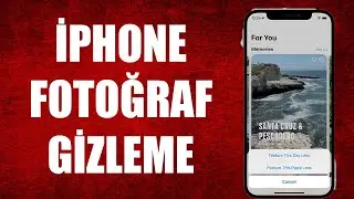 İPHONE FOTOĞRAF GİZLEME
