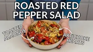 Mediterranean Artichoke & Roasted Red Pepper Salad