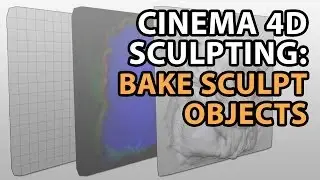 Cinema 4D Sculpting Tutorial: Bake Objects