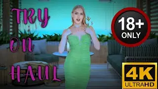 [4K] see Through Party Wear Dress Try On No Bra | ONE PIECE TRANSPARENT TRY-ON HAUL WITH EMILY 2024