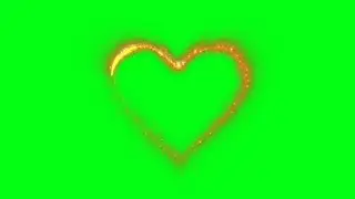 valentines day lovely heart green screen effects