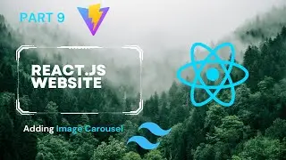 Create an Image carousel for React website | Create a website with React and Vite pt.9