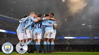 Manchester City Vs Tottenham Hotspur - 4 : 1 EPL Highlights & Goals ( 16 December 2017 )