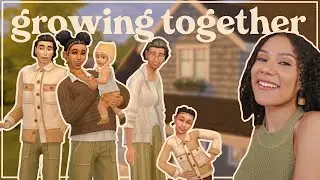 Sims 4 - Growing Together // gamer household’s surprise visitor!