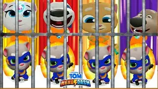 TALKING TOM HERO DASH -- ALL ORENG HERO BOSS FIGHT & ORENG  LAVA HERO CLASSIC RUN FUN RUN