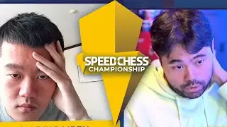 55 Knight Moves in Just 1 Chess Game 🤯 | Ding Liren vs Hikaru Nakamura | Speed Chess 2021