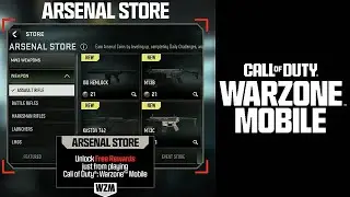 Warzone Mobile New Arsenal Store (Arsenal Store Rewards)