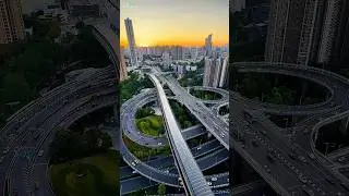 MOST AMAZING CITYSCAPE Chongqing City Egongyan Interchange #cityscape #amazing #tourism