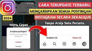 CARA MENGARSIPKAN SEMUA POSTINGAN INSTAGRAM SEKALIGUS | TERBARU