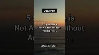 5 Clear Sings She's Not A Virgin... #shorts