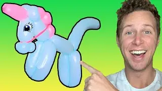 How to Make a Balloon Unicorn, Pony, Horse - Balloon Twisting Tutorial