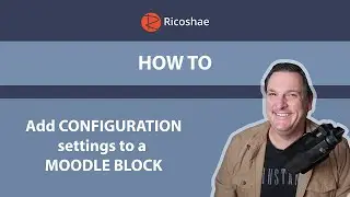 Adding CONFIGURATION settings to a MOODLE BLOCK using PHP