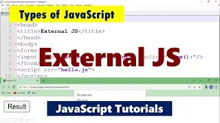 External JS | Working with External JavaScript Files: How to Link and Use Them in Your Web Projects