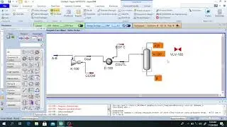 Separation of benzene from air using Aspen HYSYS