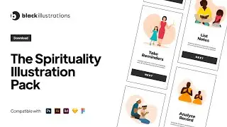 Spirituality Illustrations of Black People | Download Illustrations