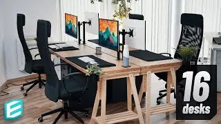 IKEA Desk Setup 2023 - 16 DESKS Makeover!